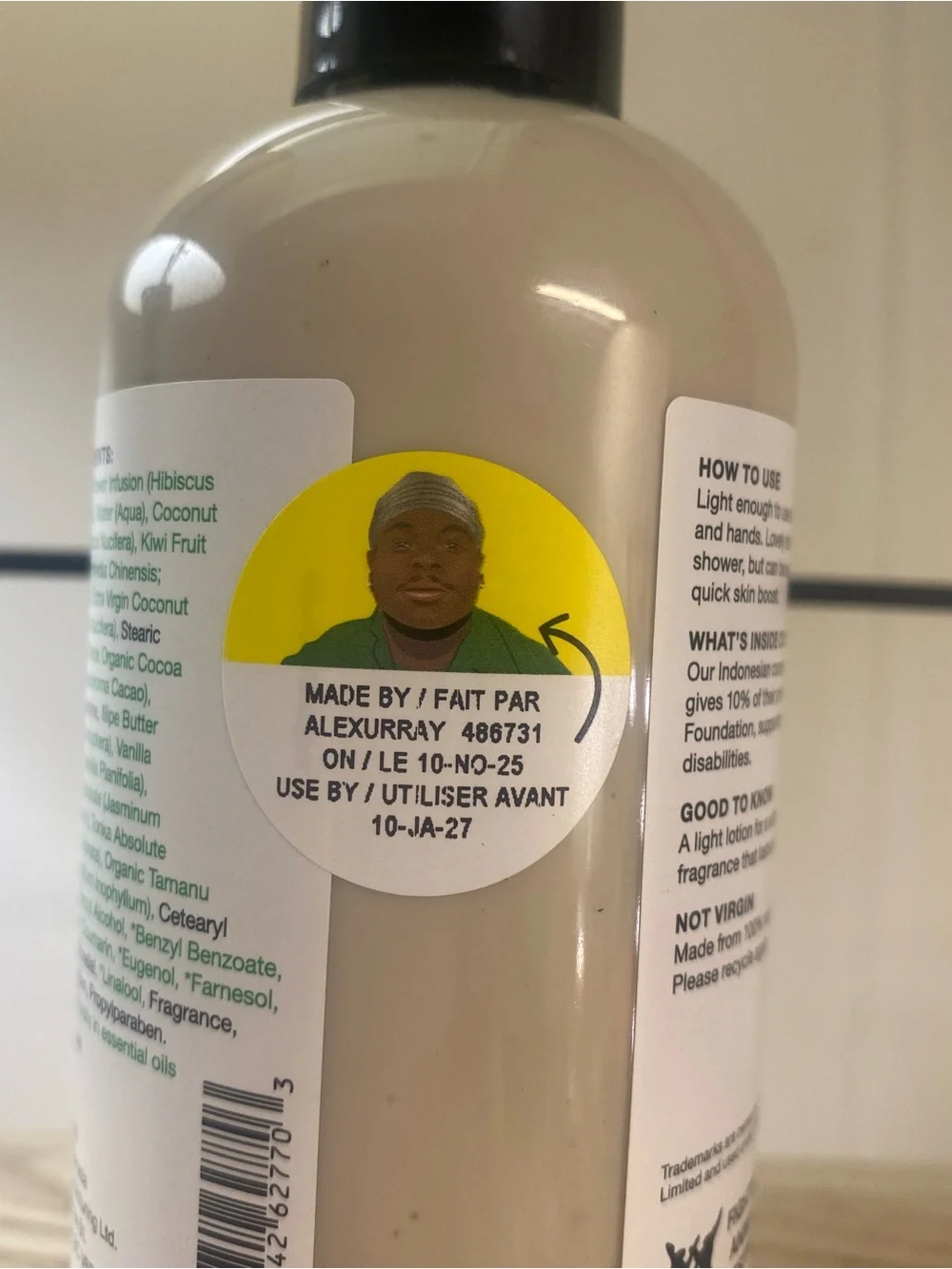 Lush Vanilla Dee Lite Body Lotion 8.4 oz/250 ml